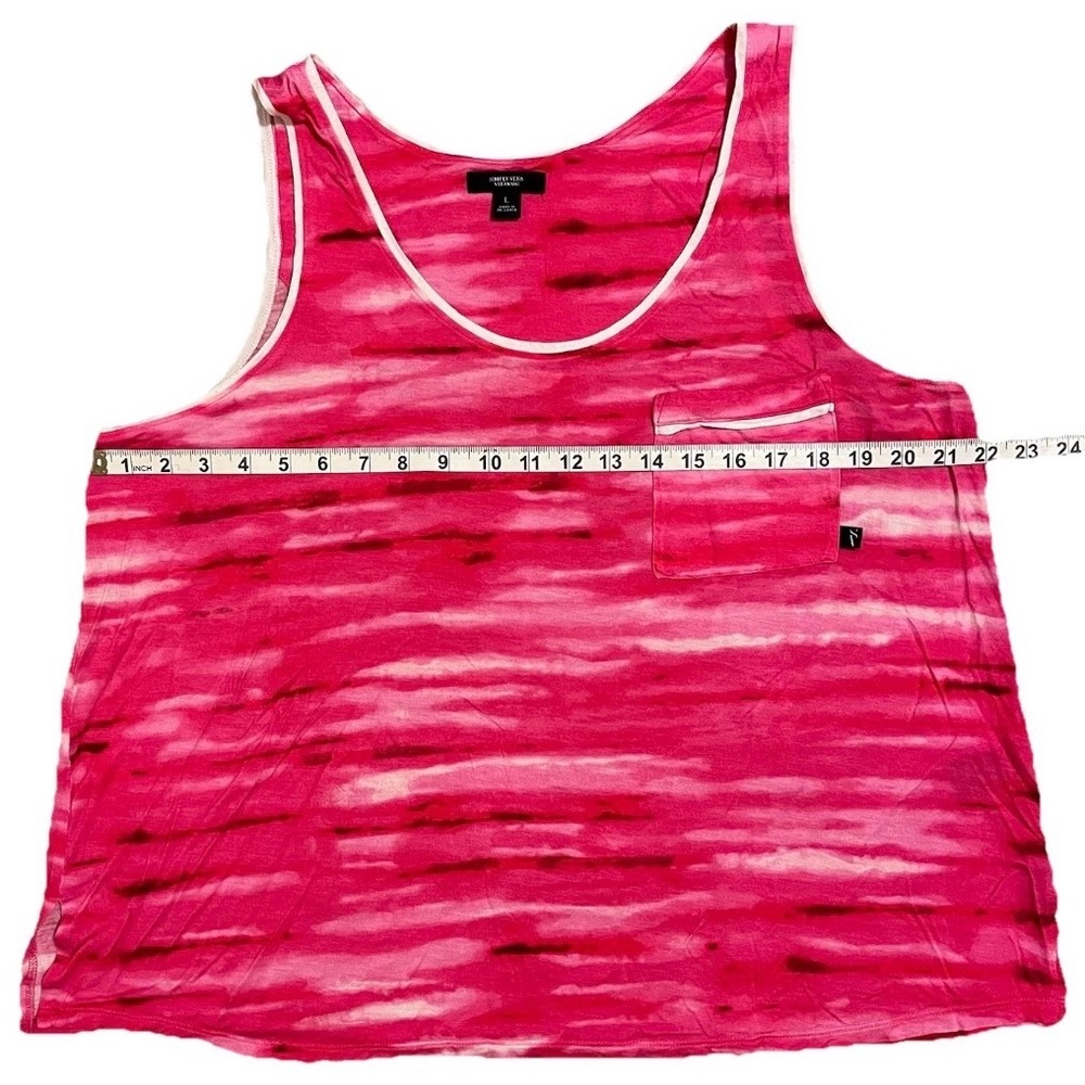 SIMPLY VERA/VERA WANG Women's Multi-colored Tank Top--Sz L